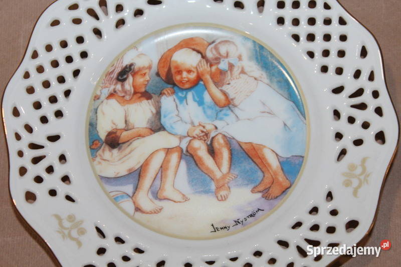 Ażurowy talerzyk Jenny Nystrom 4 Szczecin