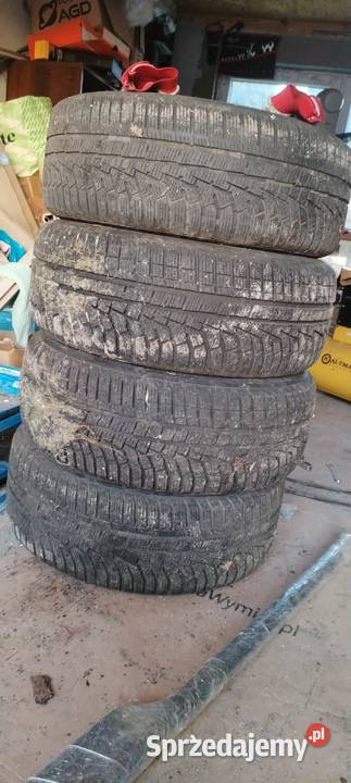 Alufelgi z oponami zimowymi nowe Stolno sprzedam