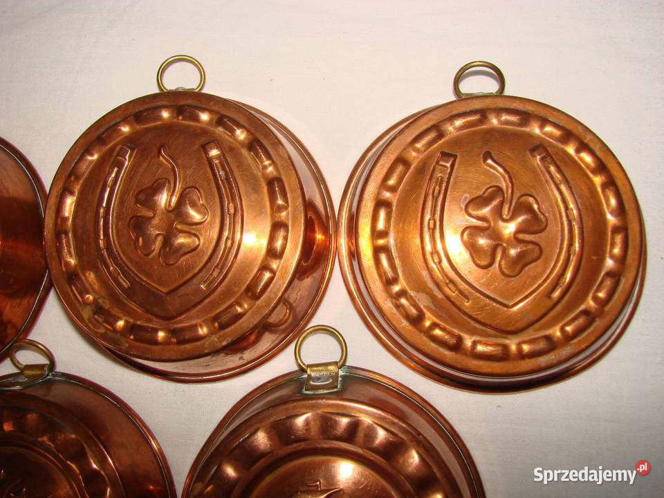 stare szwedzkie miedziane foremki Antyki, Sztuka, Kolekcje Pruszcz Gdański