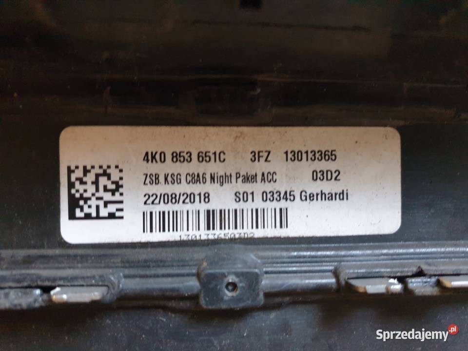 Grill atrapa zderzaka Audi A6 C8 Gliwice