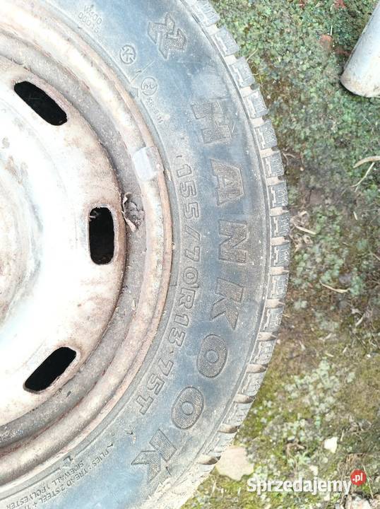 4x Opony zimowe 15570 r13 75t Hankook Hankook Nysa
