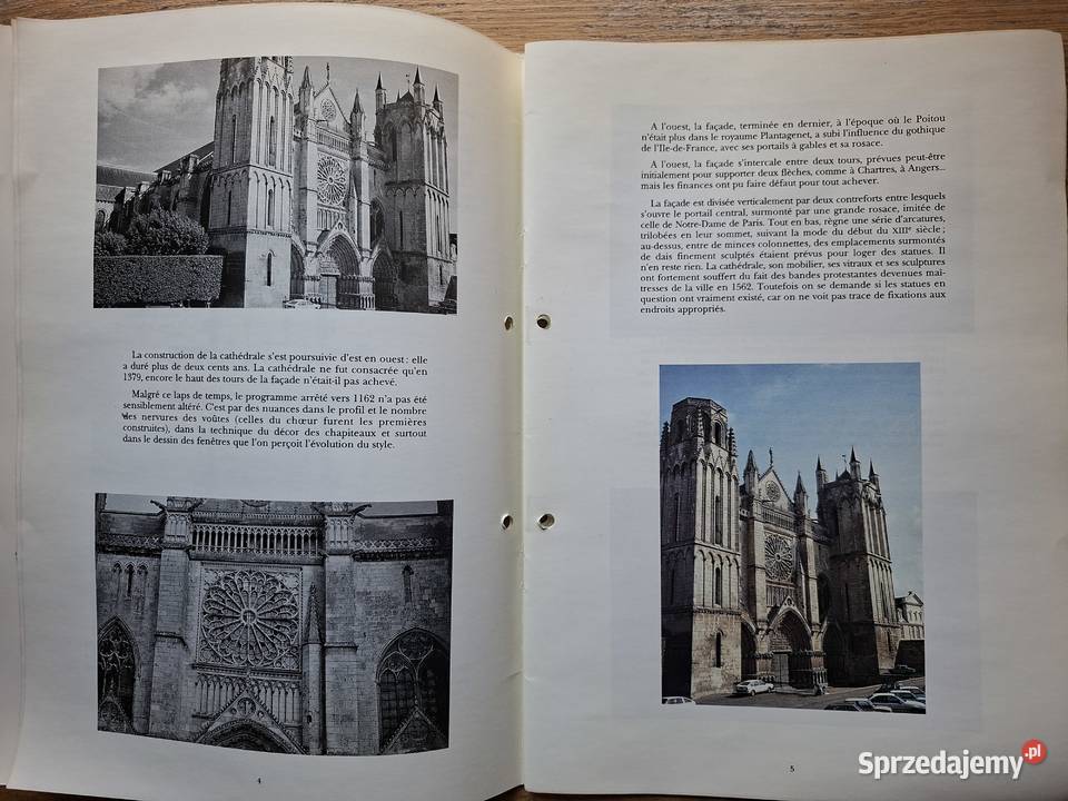 Francja Poitiers Cathedrale Basilique Saint przewodnik