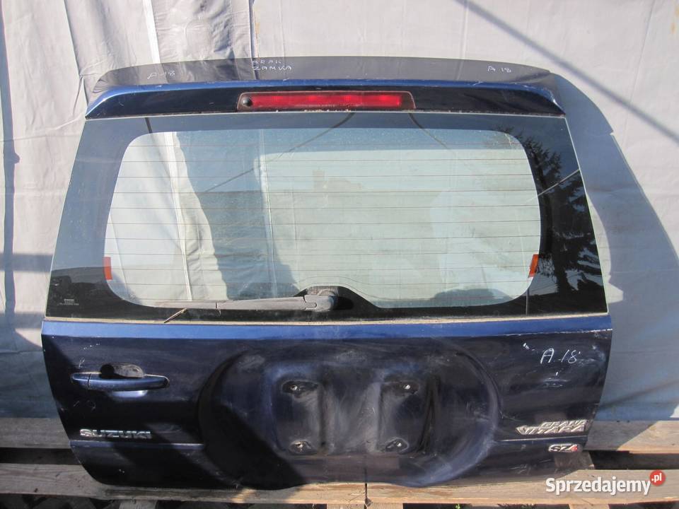 SUZUKI GRAND VITARA II LIFT 09r klapa tył osobowe