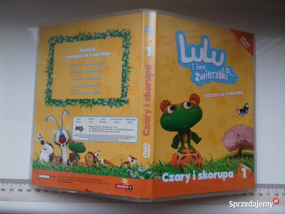 Film DVD Lulu i inne zwierzaki Czary i skorupa 1 Filmy kujawsko-pomorskie Bydgoszcz