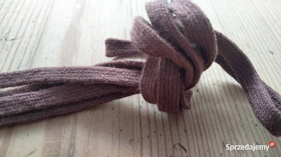 Sznurowadła płaskie grube długość 60 kolor Akcesoria sprzedam