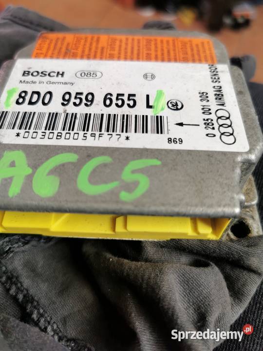 Moduł sensor airbag Audi A6 C5 8d0959655L wielkopolskie Margonin