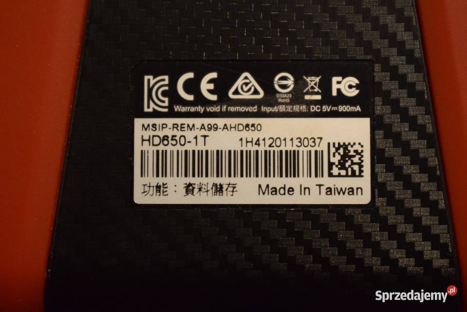 Dysk zewnętrzny HDD ADATA HD650 1TB 25 USB 30 kujawsko-pomorskie Chełmno sprzedam