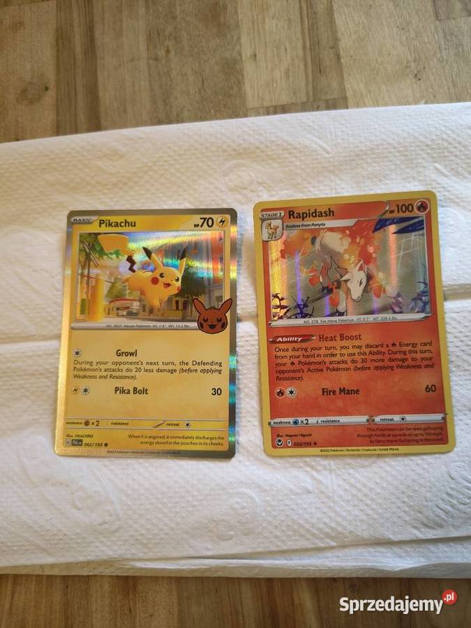 Pokemon Rózne Kartu