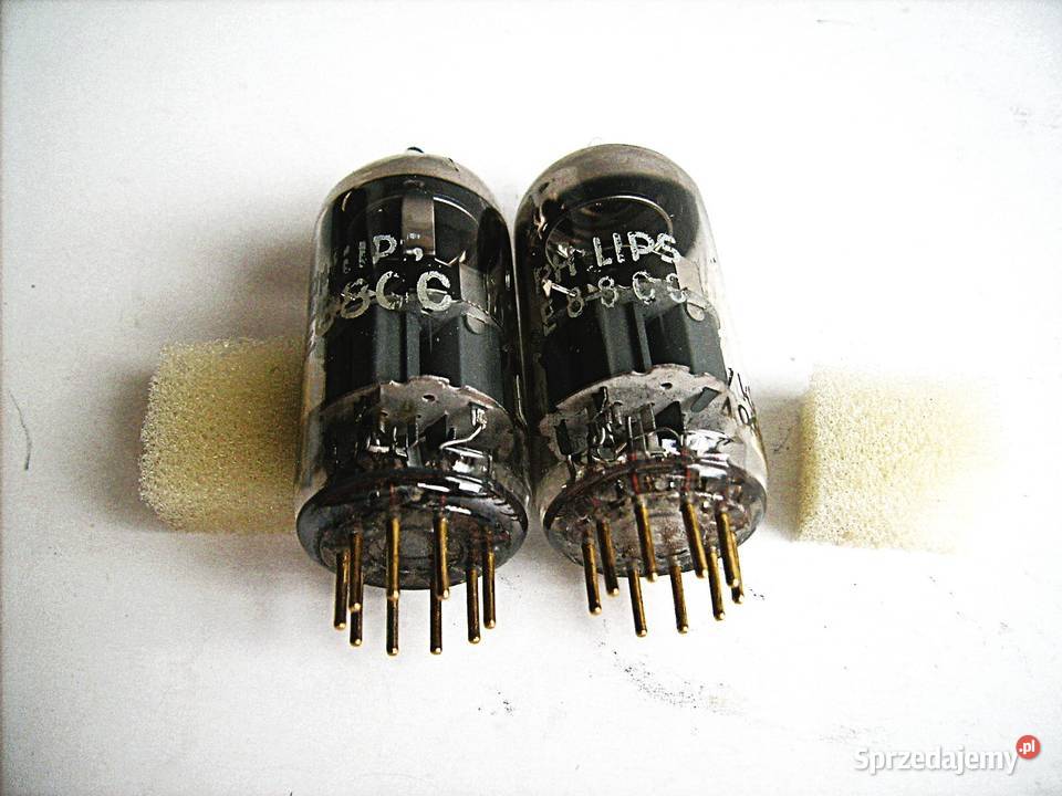 E88CC PHILIPS SQ GOLD PIN dobrana PARA z lat Wzmacniacze i pokrewne Porąbka