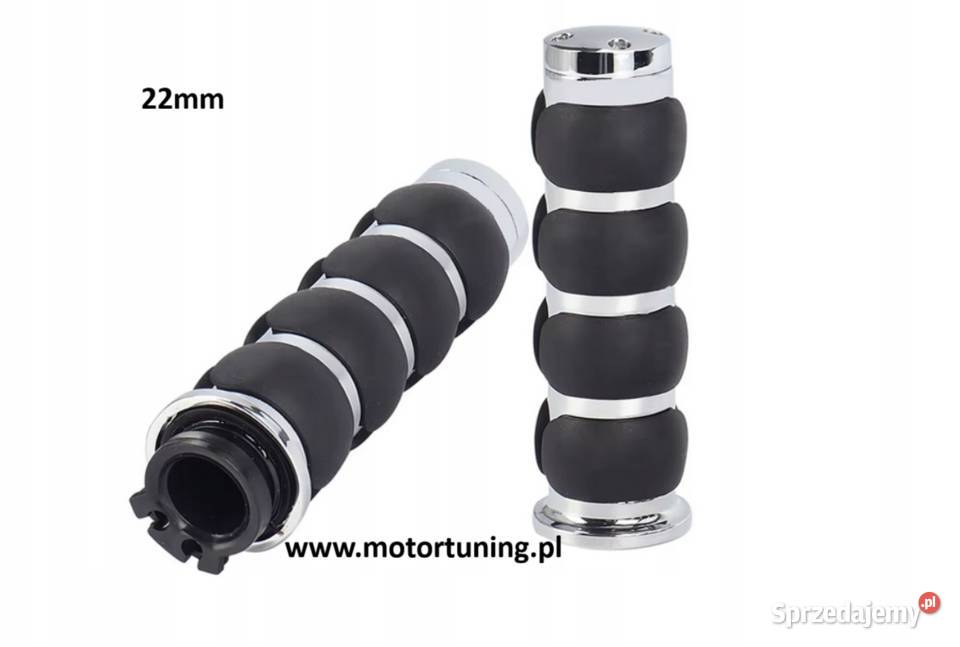 MANETKI CHROMOWANE CRUISER CHOPPER 22 mm