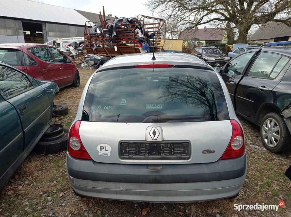 Renault Clio II 15 dCi 48 kW 2003 r dawca części Rok produkcji 2003
