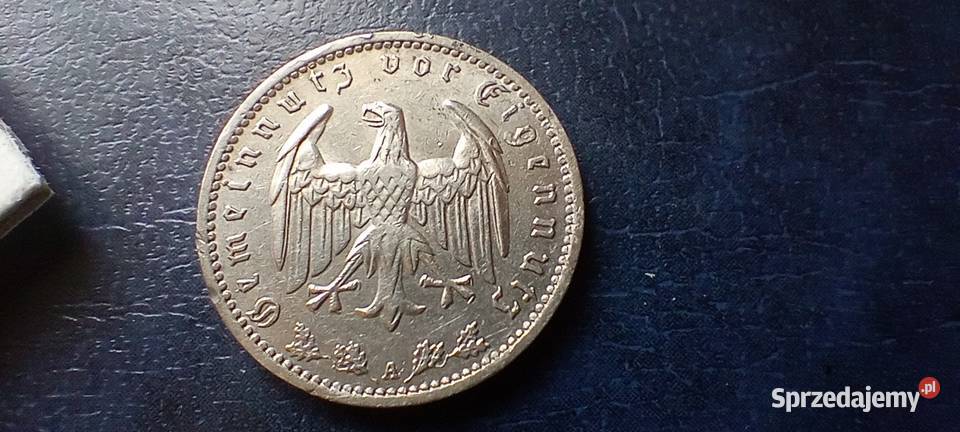 Stare monety 1 marka 1934 A Niemcy