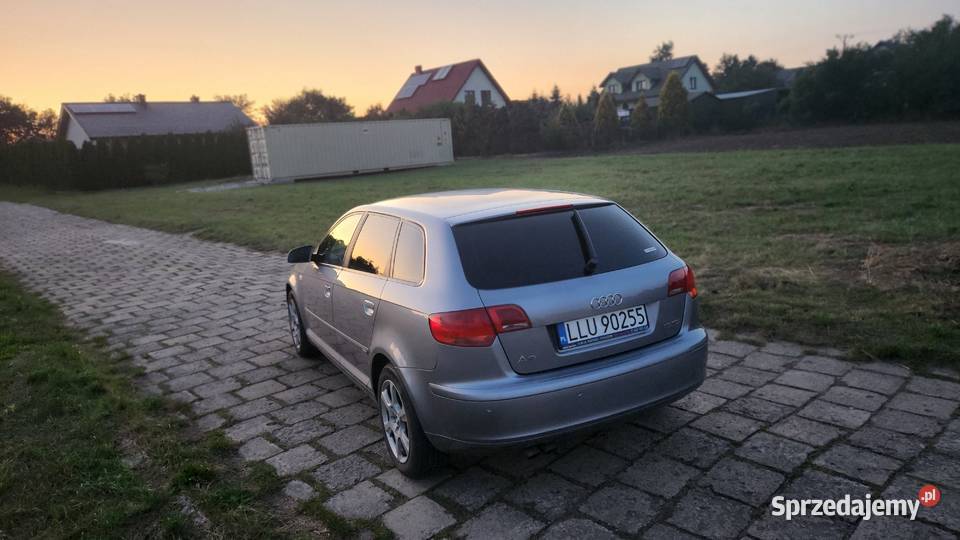 Audi a3 8p 19tdi navibose super stan srebrny A3 Lubartów