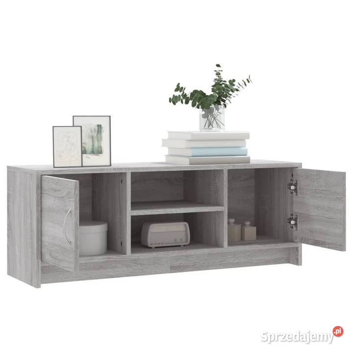 Szafka pod telewizor szary dąb sonoma 102x30x375 RTV Warszawa sprzedam