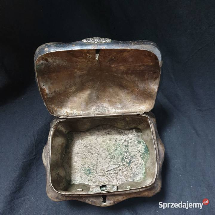 Cukiernica cukierniczka skrzynka antyk XIX wiek Antyki Warszawa