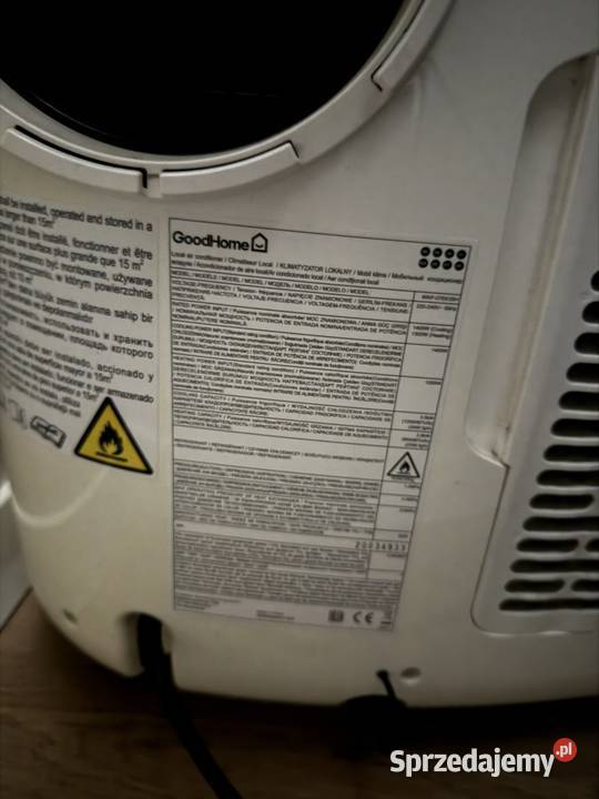 Klimatyzator przenośny klimatyzacja stacjonarna sprzedam