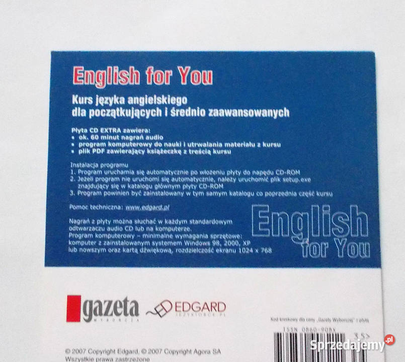 płyta cd kurs języka angielskiego English for Pozostałe Olsztyn