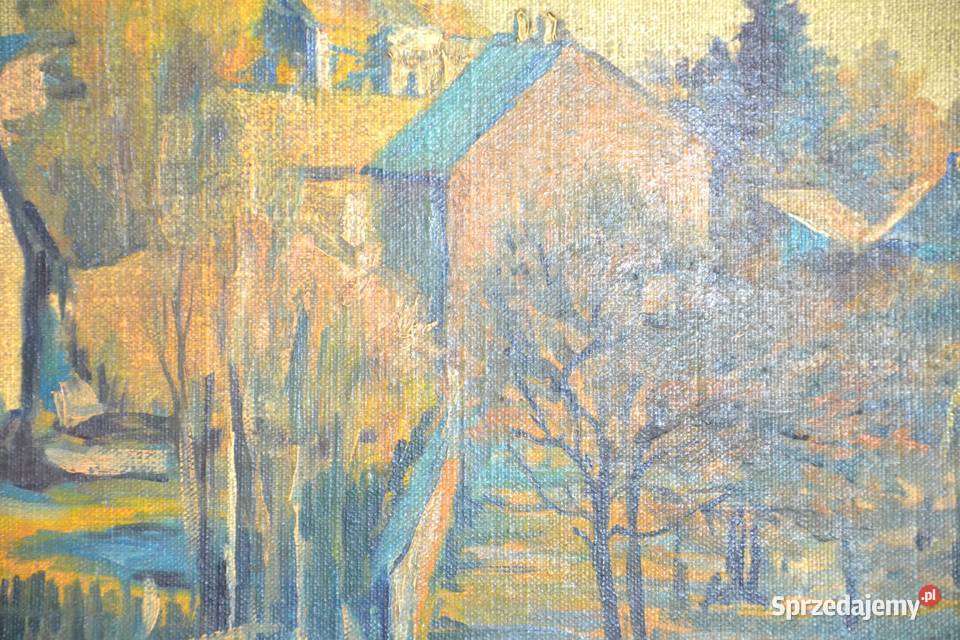 Olej na płótnie Celej 1992r 5061 Warszawa