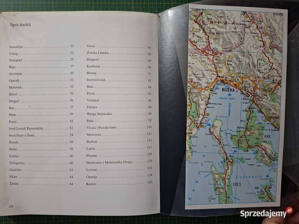 IstriaAntun Trawirka z mapą miękka Mapy i przewodniki Kraków sprzedam