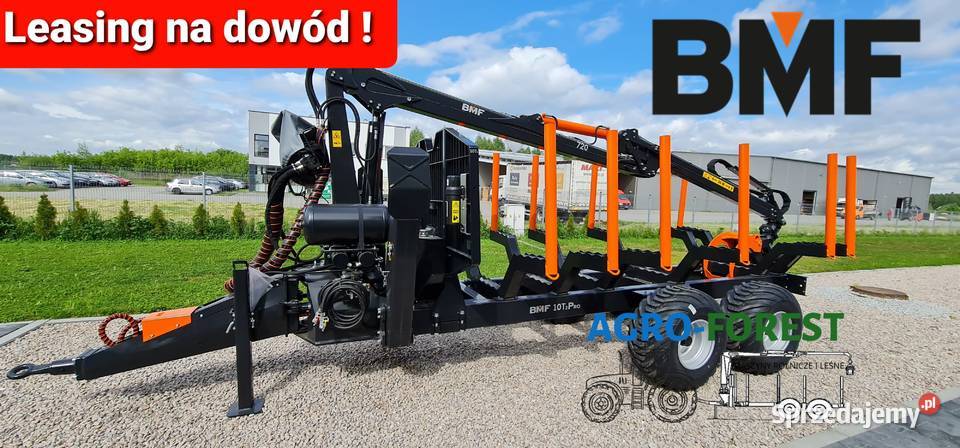 Nowa Przyczepa Leśna BMF 10T2Pro720 72m 6Par 10T lubuskie
