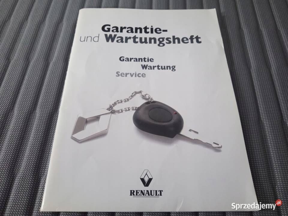 Renault 1999 2000 Książka Gwarancyjna Serwisowa Łódź sprzedam