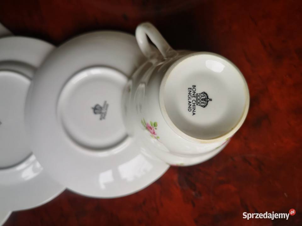 Filiżanka z talerzykiem deserowym i dużym pomorskie Gdańsk
