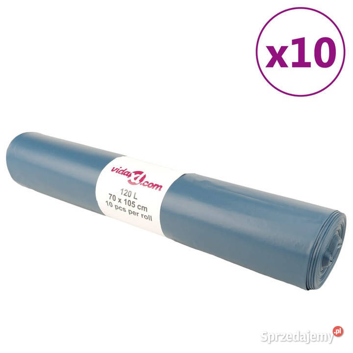Worki na śmieci 100 niebieskie 120 L WM155346 Warszawa