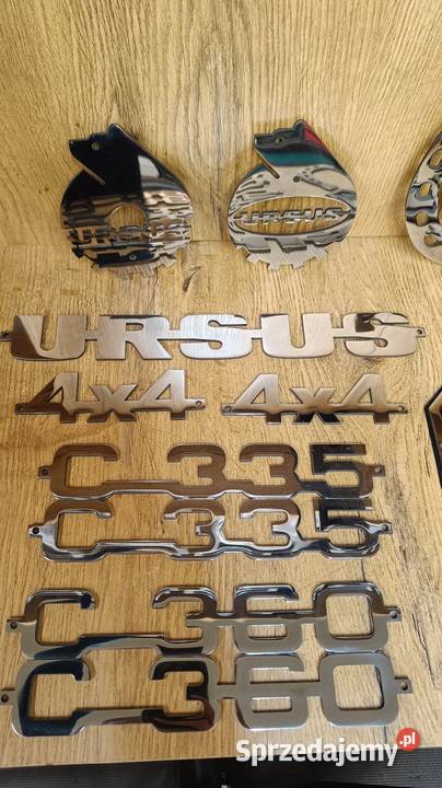 Emblematy nierdzewne Ursus C360 C330 Turbo Kabina i karoseria lubuskie Babimost