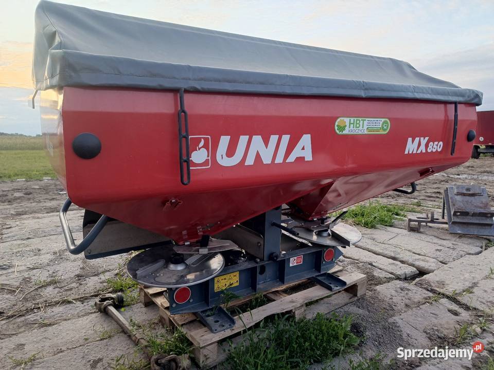 Rozsiewacz nawozu Unia MX 850 śląskie Żelisławice