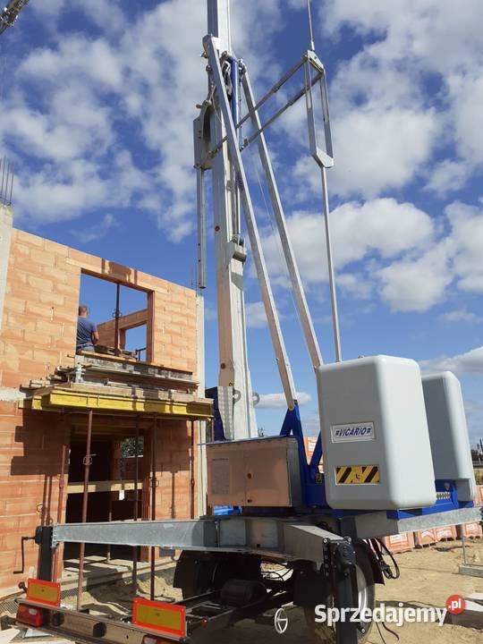Żuraw dźwig dekarski budowlany mobilny VICARIO Dźwigi, podnośniki Ligota Piękna