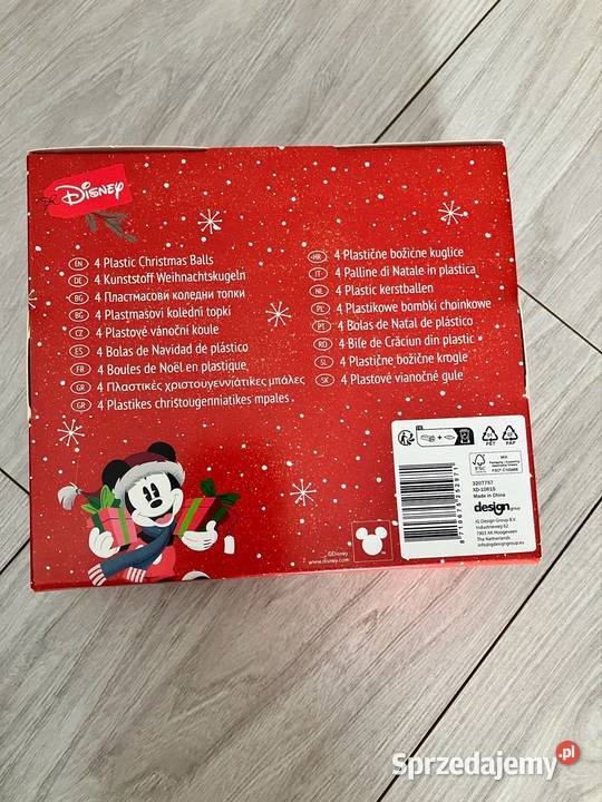 Disney Mickey Zestaw 4 Bombek Choinkowych Kraków