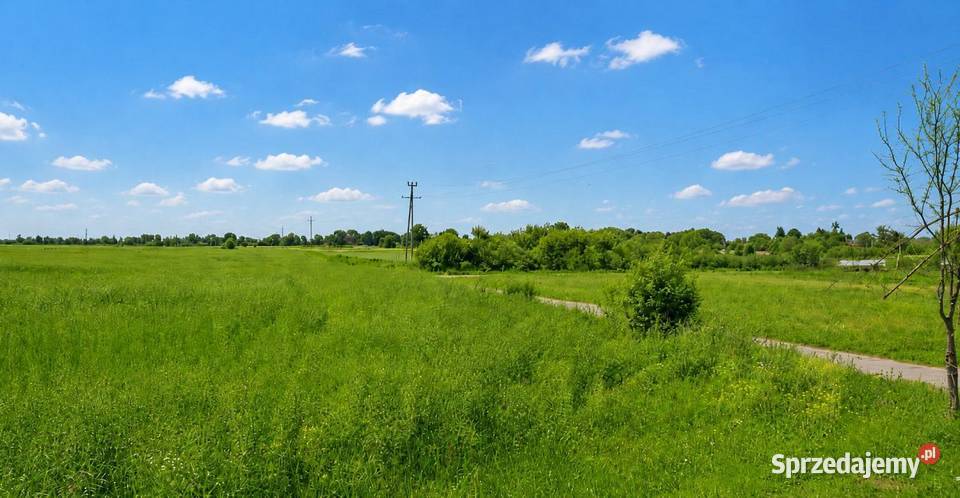 działka budowlana 7 minut centrum Pruszcza budowlana Sprzedaż Grabiny-Zameczek sprzedam