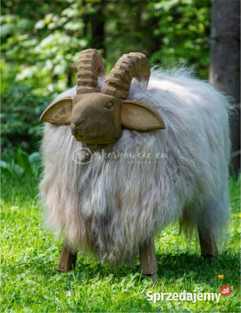 Krzesło baran dekoracyjny szary Szaflary sprzedam
