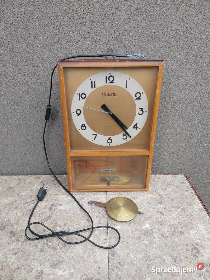 122 Stary zegar Vedette Electro pomorskie Tczew sprzedam