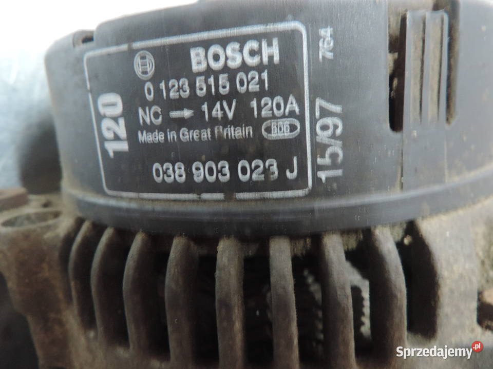 ALTERNATOR 0124515121 120A VW AUDI A3 8L 19 TDI