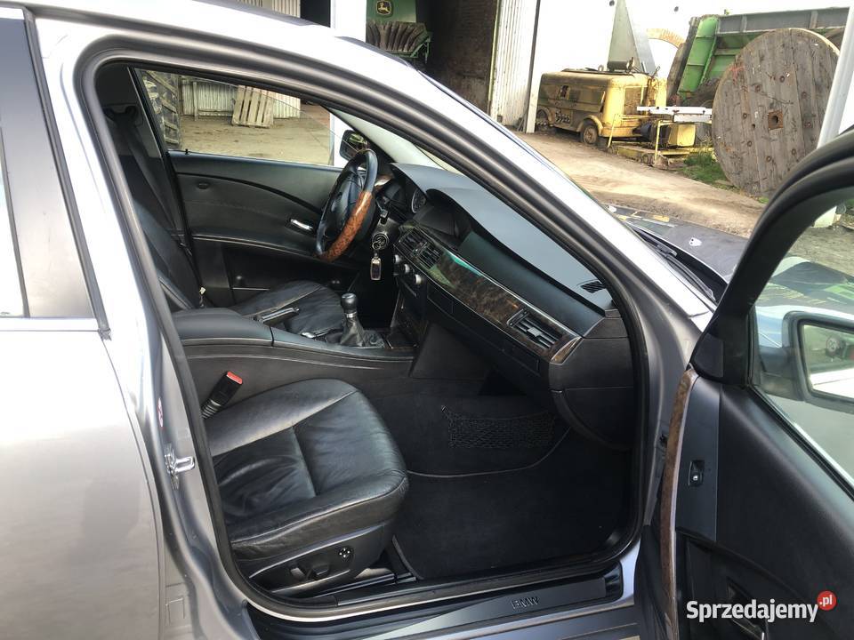 BMW E60 30D 218 manual Rok produkcji 2005 dolnośląskie Syców