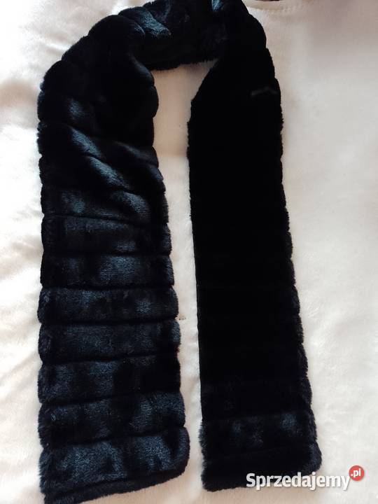 ZARADługi futrzany szal futerko Etola kołnierz Kraków sprzedam