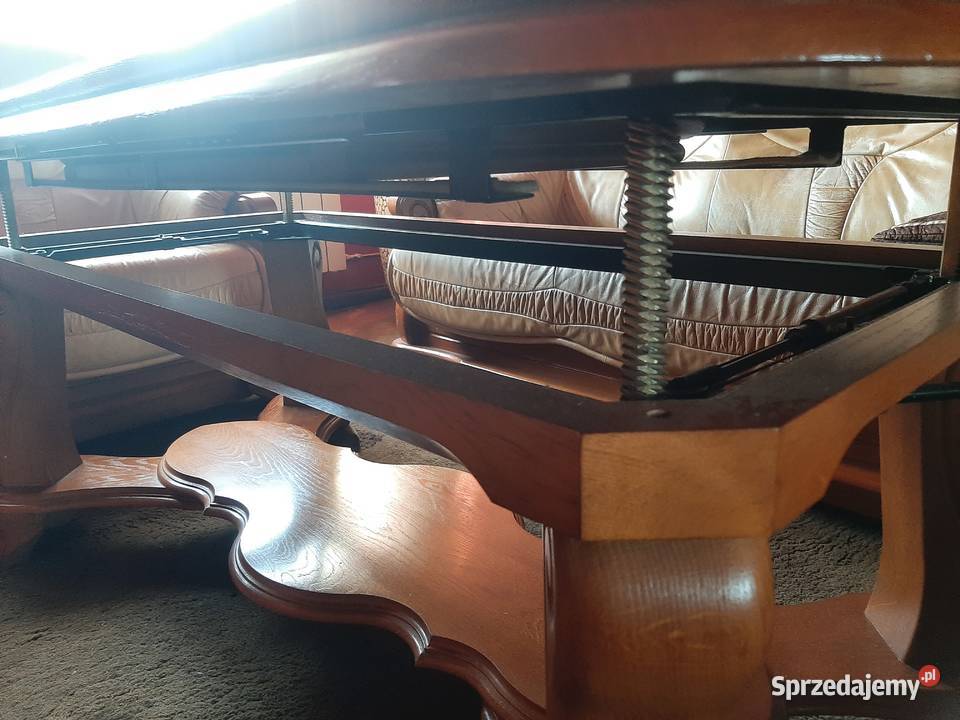 Ława dębowa regulacja rozkładana firmy KLER Rybnik