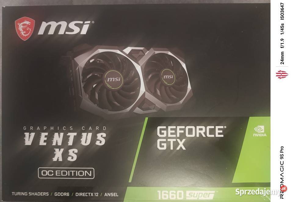 MSI GeForce GTX 1660 super 6GB 6GB Łomża