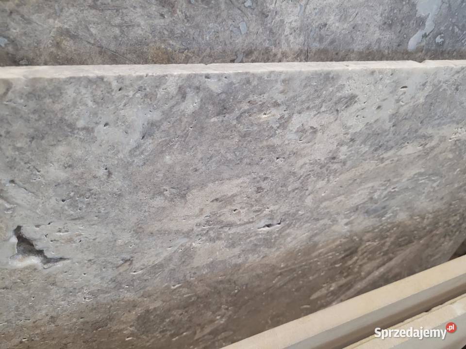 Płytki Trawertyn Silver Ash szlifowane i Gdynia sprzedam