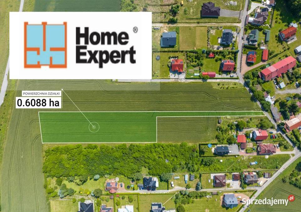 Działka Inwestycyjna 6088 m2 Lubina MEDIA Obora