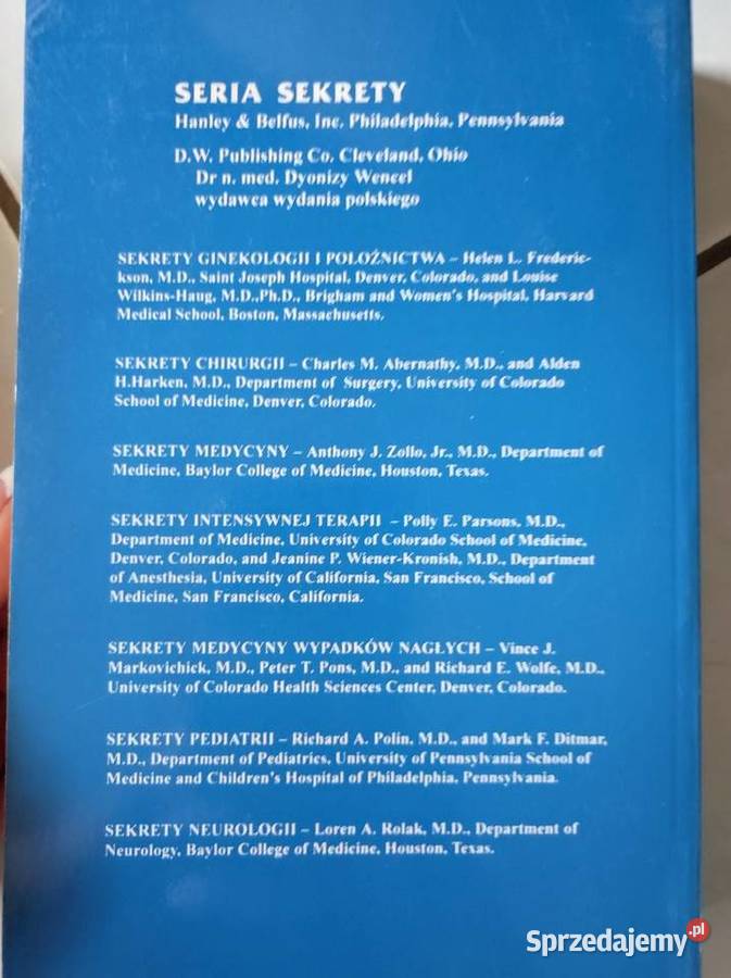 Sekrety intensywnej terapii Parsons świętokrzyskie Kielce