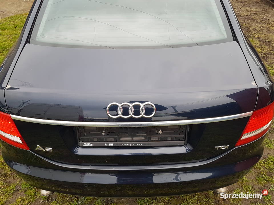 AUDI A6 C6 2005 2007 SEDAN KLAPA TYL KLAPA części blacharskie sprzedam