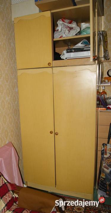 Szafa ubraniowa 2 drzwiowa z nadstawką 60cm Pabianice sprzedam