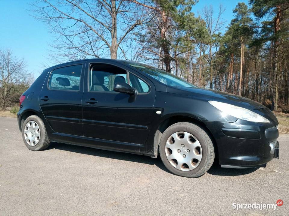 Peugeot 307 16 zarejestrowany PT OC na części 222111km Kraków