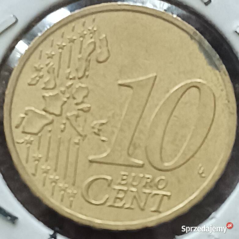 10 Centów Niemcy 2002 r men J Numizmatyka wielkopolskie