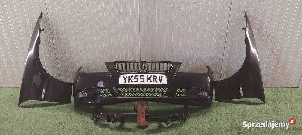 ZDERZAK PRZÓD BMW 3 E90 E91 0409 LAK 475 BLACK osobowe Międzychód