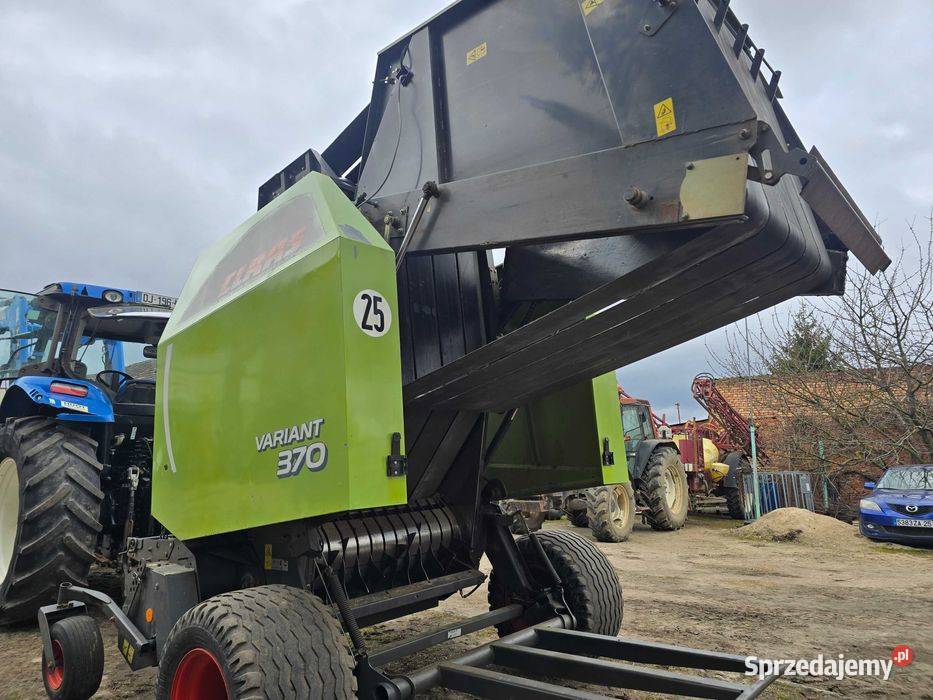 Prasa belarka Claas 370 Siatka Sznurek Rotor Rolujące (belujące) Przewłoki