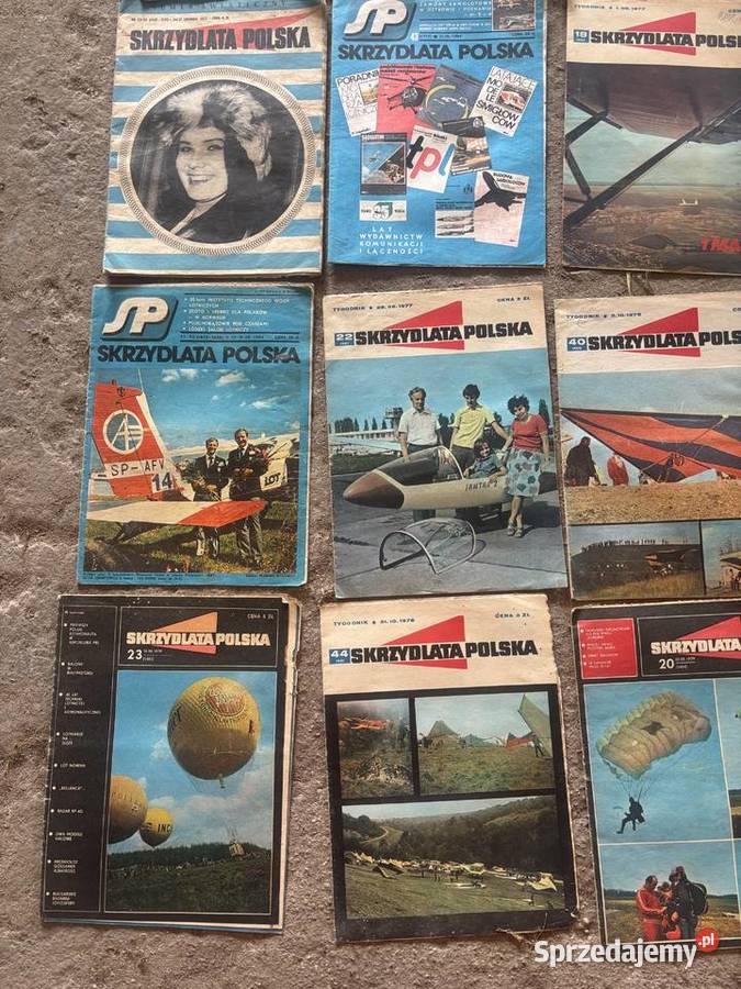 stare gazety PRL Skrzydlata Polska Łowiec Polski Kosianka-Trojanówka sprzedam