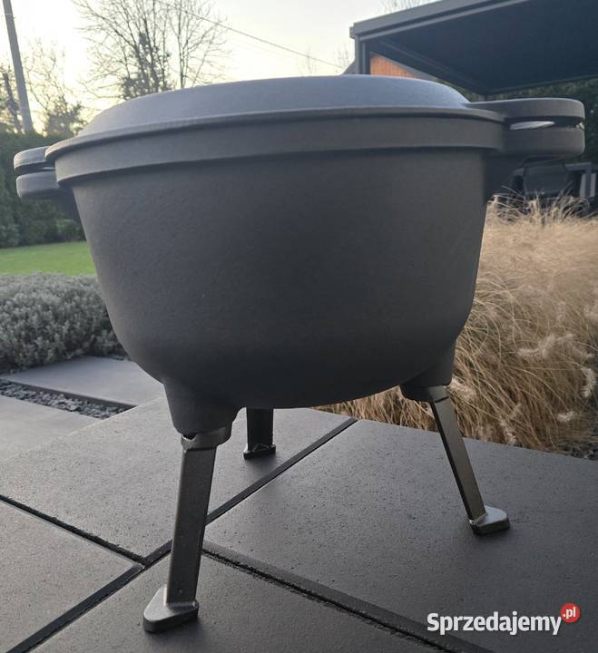 Kociołek żeliwny 12 litrów emaliowany Piaseczno